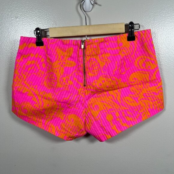 Lilly Pulitzer Liza Short Size 4 Pop Pink Seaesta Preppy Vacation Maximalist - Picture 2 of 9